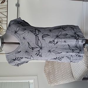 Womens tunic top-grey